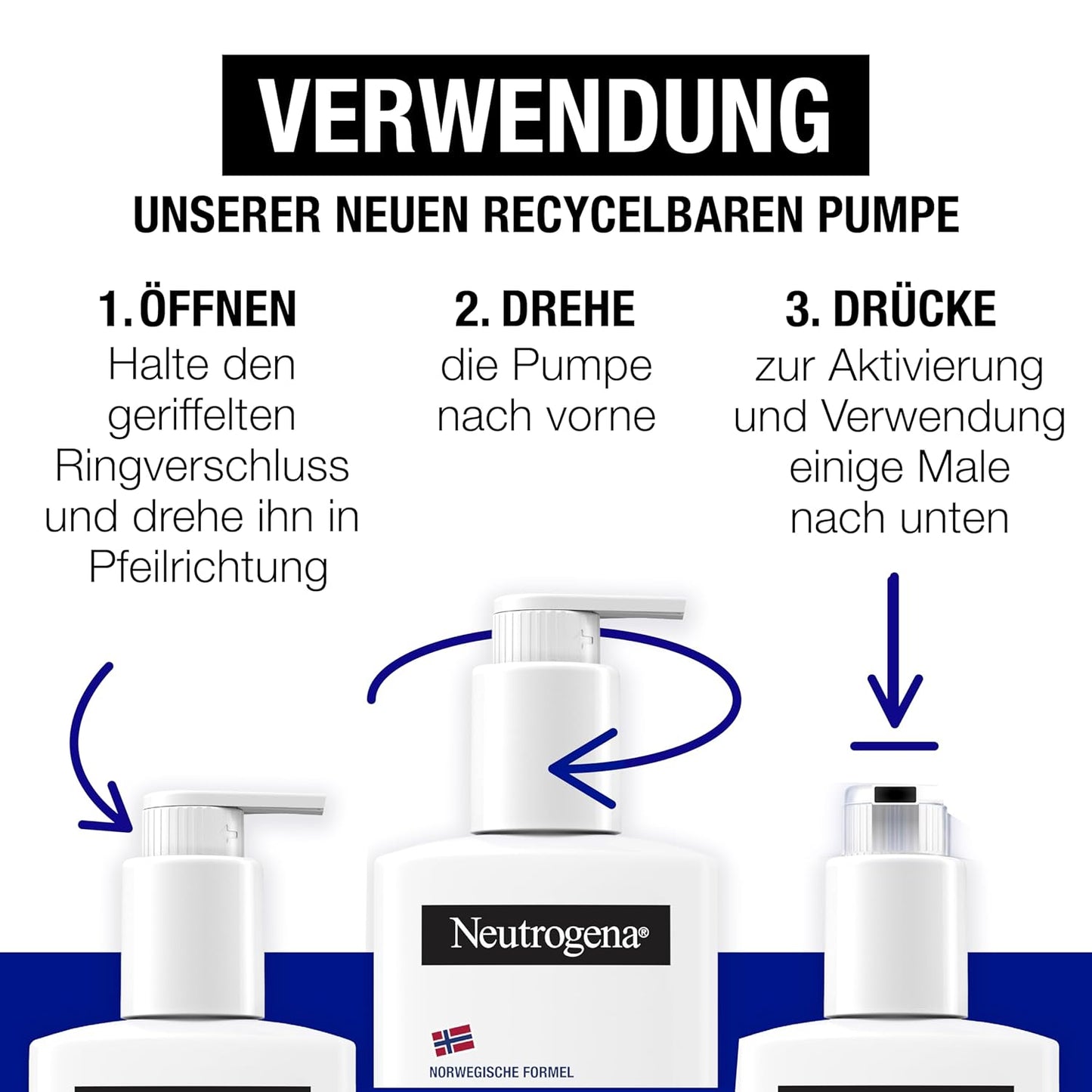Neutrogena Deep Moisture Bodylotion Sensitive, Parfümfreie Körperlotion Für Empfindliche, Trockene Haut, Nicht Fettende Hautpflege Lotion Mit Glycerin & Pro-Ceramide Technologie (250 Ml)
