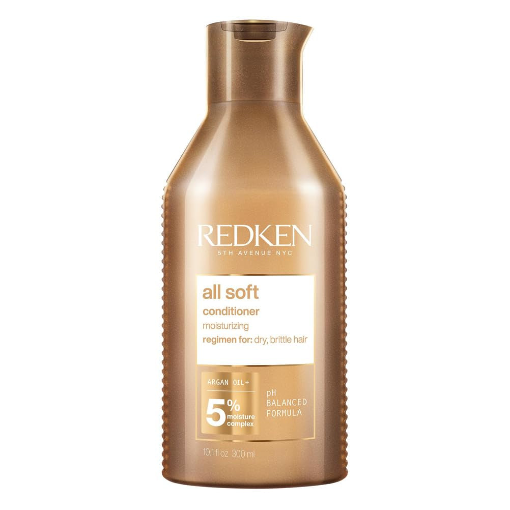 Redken | Spülung Für Trockenes Und Brüchiges Haar, Belebt Und Hydratisiert, Mit Fettsäuren, Antioxidantien Und Argan-Öl, All Soft Conditioner