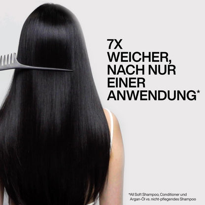 Redken | Spülung Für Trockenes Und Brüchiges Haar, Belebt Und Hydratisiert, Mit Fettsäuren, Antioxidantien Und Argan-Öl, All Soft Conditioner