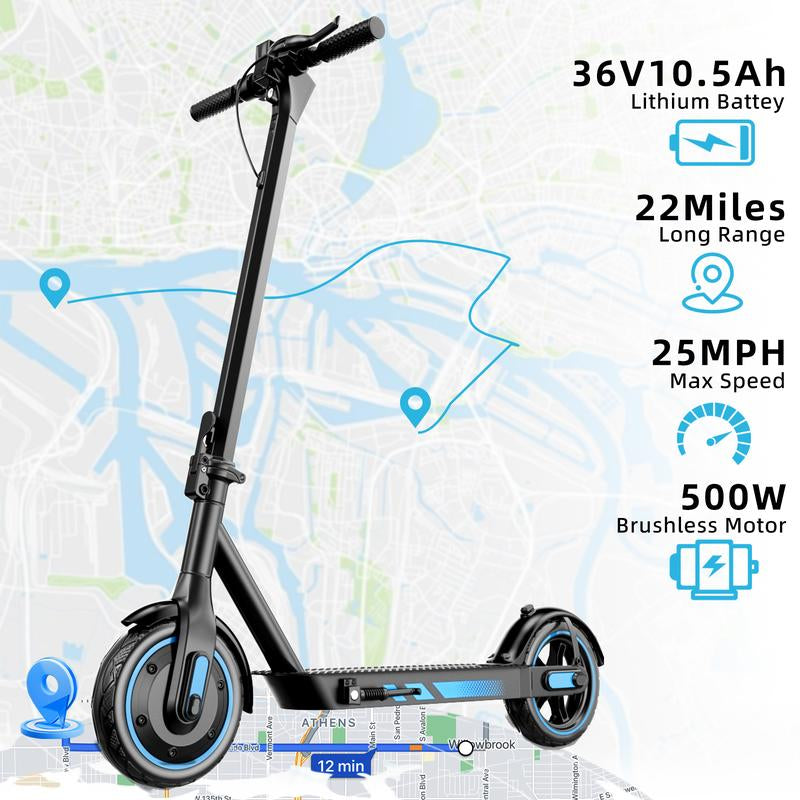 Electric Scooter V10 / 500W,Speed 18MPH, Long Range 45KM