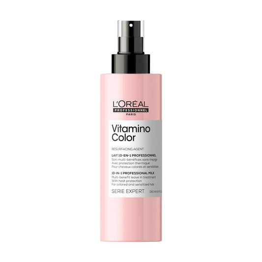 L'Oréal Professionnel Farberhaltendes Leave-In Spray Für Coloriertes Haar, Mit Antioxidantien, Serie Expert, Vitamino Color 10In1 Spray, 190 Ml