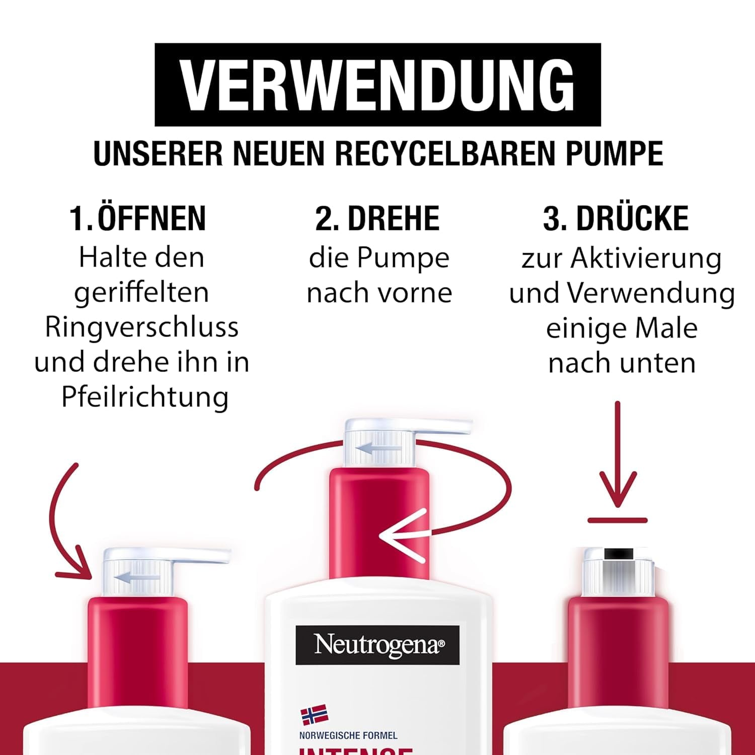 Neutrogena Intense Repair Reparierender CICA Bodybalsam, Feuchtigkeitsspendende Bodylotion Mit Glycerin & Centella Asiatica, Nicht Fettende Körperlotion Für Raue, Sehr Trockene Haut (250 Ml)